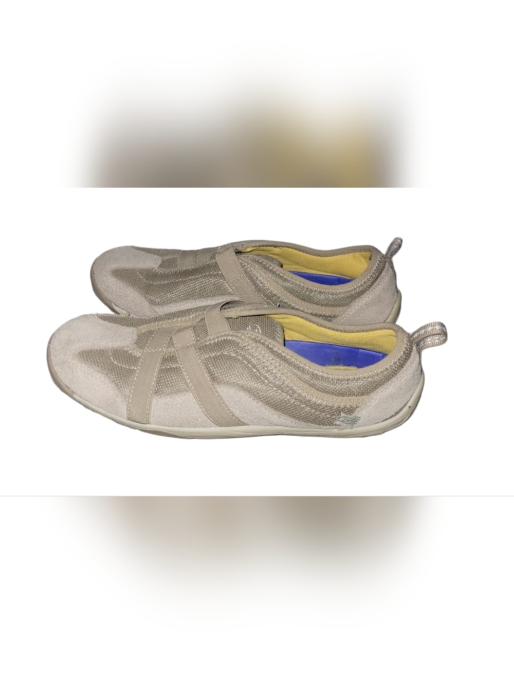 Dr. Scholl's Women’s Nola Slip-On Beige Suede Active Sneakers Size 7M